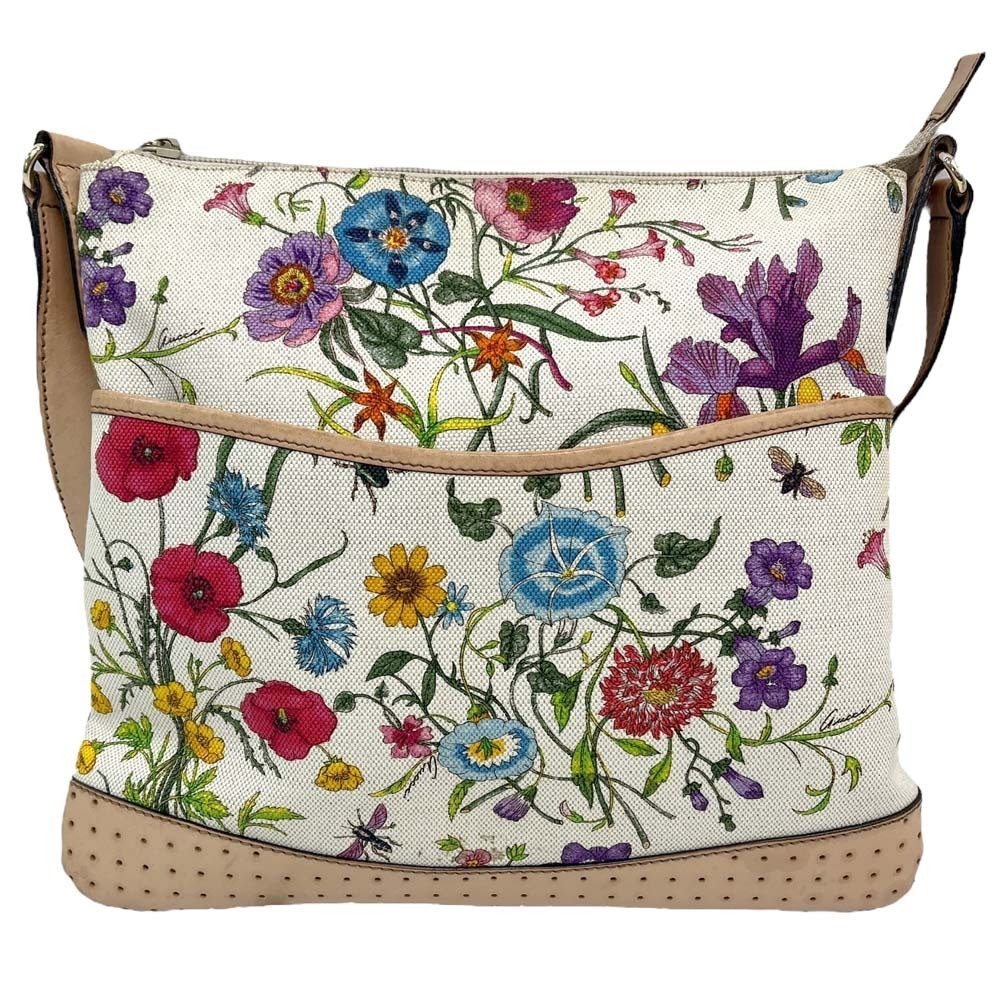 Gucci Flower Multicolor Shoulder Flora Bag